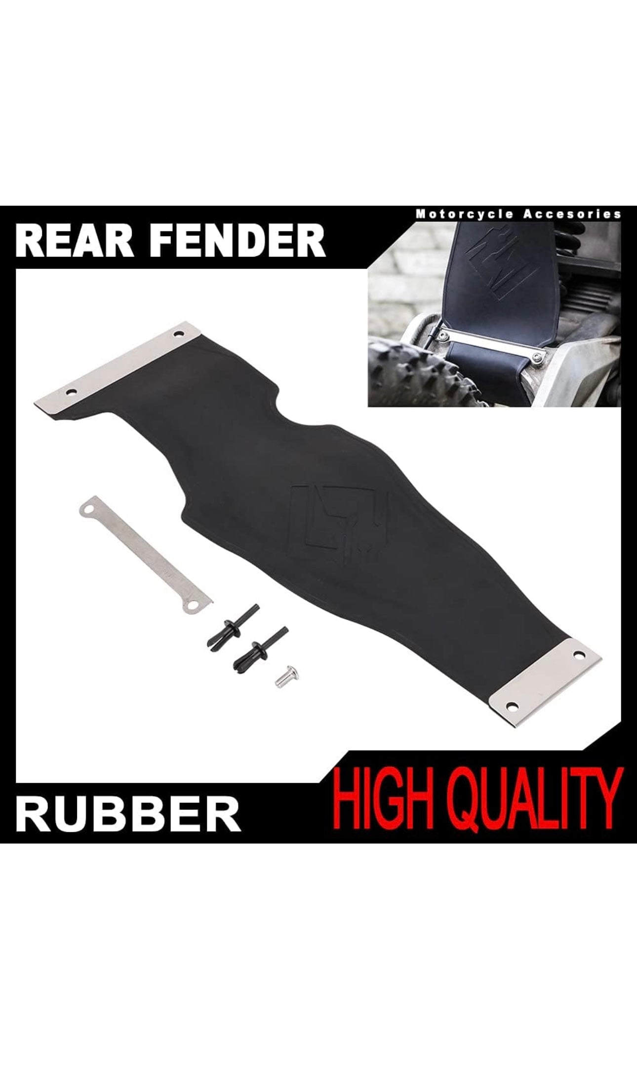 Sur-Ron Lightbee Rubber Mudflap Rear Fender