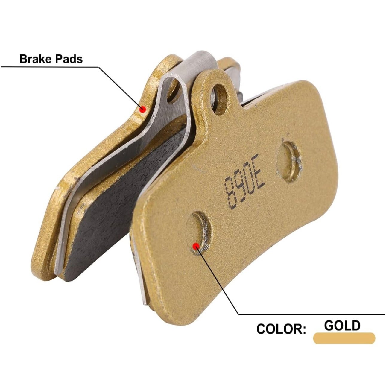 1 Pair Sintered Brake Pads